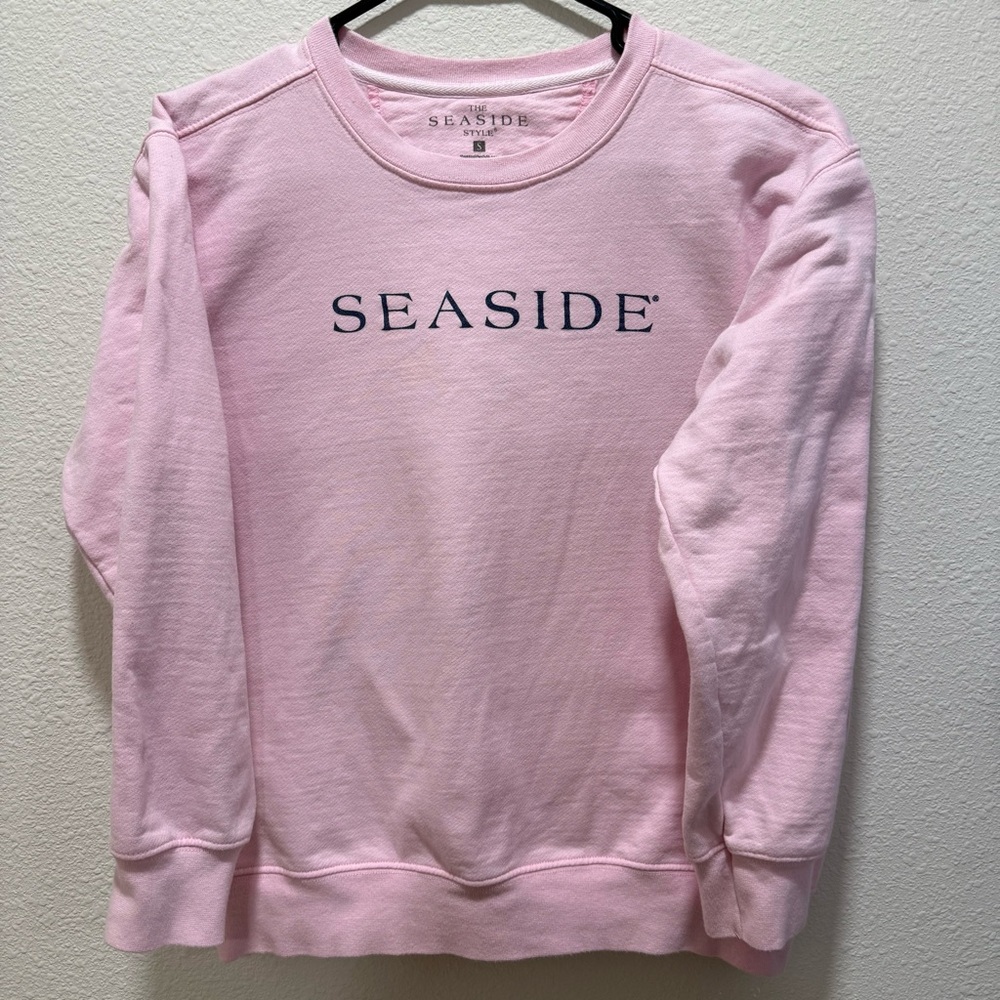 Seaside Women's Pink Crewneck Sweater